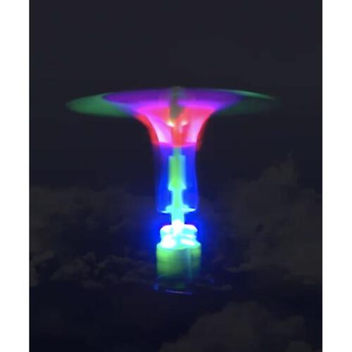 ロケットコプター LED搭載 公園 アウトドア 夜景 ロケット花火のよう 30M